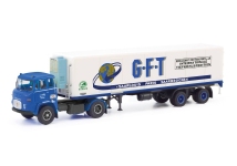 Herpa 87MBS026239 - H0 - Scania Vabis LB 76 Koffer-Sattelzug GFT Wetzlar